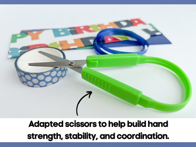 Silly Scissors - ADAPTED BUSY BAG - Occupational Therapy - Grab-and-Go Learning - Kids Activities - image3